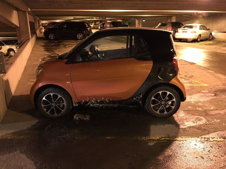 we took a 2016 smart fortwo on a long distance road trip in a snow storm