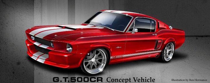 classic recreations 1967 shelby gt500cr meshes classic styling with modern
