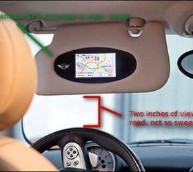 Future Upgrade - a GPS Built Into Your Vehicle's Visor?