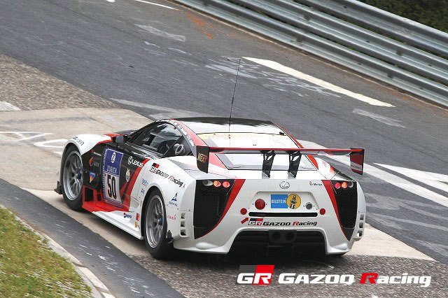 lexus lfa takes class win at the nurburgring 24 hours