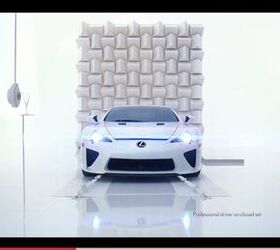 Lexus LFA Exhaust Note Shatters Champagne Glass in New "Perfect Pitch" Video