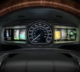**Embargoed until 12:01 a.m. EDT on Wed., March 31.** SmartGauge with EcoGuide features full-color LCD screens that can be configured to show different levels of information. Lincoln takes the technology to a new level of engagement. On the 2011 Lincoln MKZ Hybrid, projected to be the most fuel-efficient luxury sedan in America, the unique instrument…