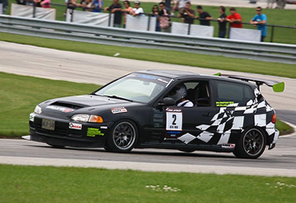 enmo racing civic breaks autobahn street fwd time attack record gets rear ended