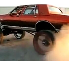 Donk-Mobile Shreds Really Expensive Tires, Still Fails [video]