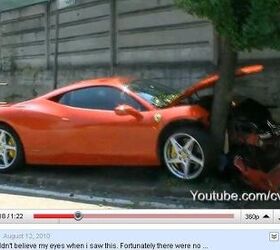 Ferrari 458 Italia Wrecked Within 24 Hours Of Delivery Due To Street Racing Idiocy