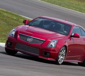 A Cadillac CTSv Coupe takes a turn at the Monticello Motor Club in Monticello, New York, Tuesday, August 10, 2010. (Photo by Emile Wamsteker for Cadillac) (08/11/2010)