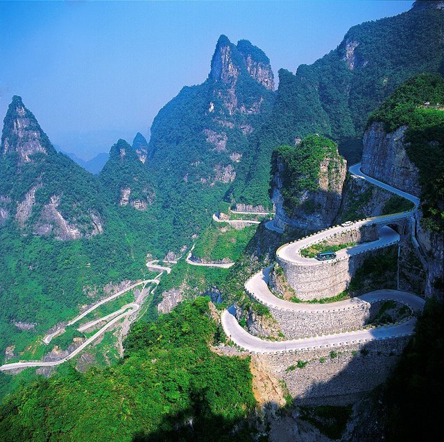china s tianmen mountain winding road joins our list of dream drives