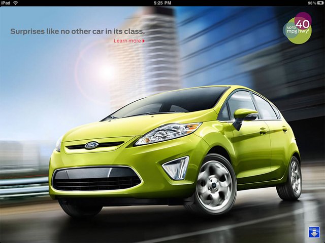 Ford Launches Fiesta IPad App