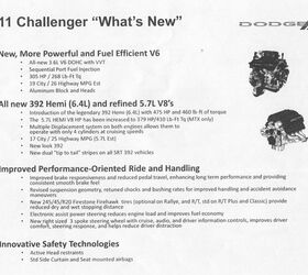 2011 dodge challenger v6 gets 305 hp srt8 rated at 475 hp
