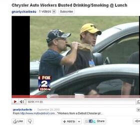 Chrysler Plant Workers Caught Drinking, Getting Stoned (Video Inside)