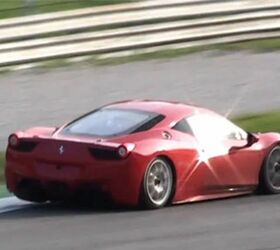 Ferrari 458 Challenge Spied Testing at Monza [video]