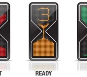 hourglass stoplight concept makes the most of your time