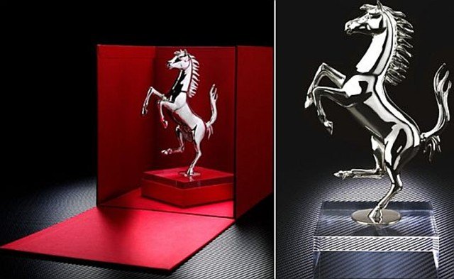 ferrari offers limited edition prancing horse sculpture