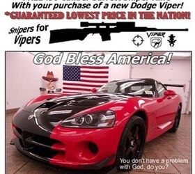 2010 Dodge Viper ACR Offered With Free .50 Sniper Rifle