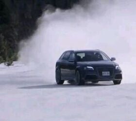 Audi RS3 Gets Sideways In The Snow