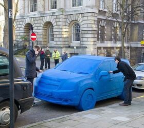 Life-Size Play-Doh Car Surfaces in London