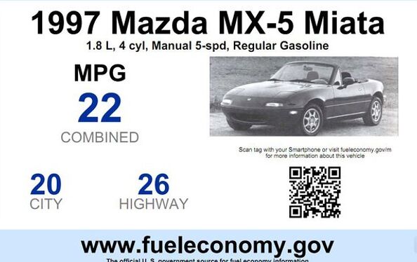 Used Car MPG Window Stickers Available From EPA | AutoGuide.com