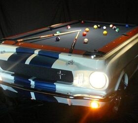 Shoot Some Stick on the Shelby 1965 GT350 Pool Table
