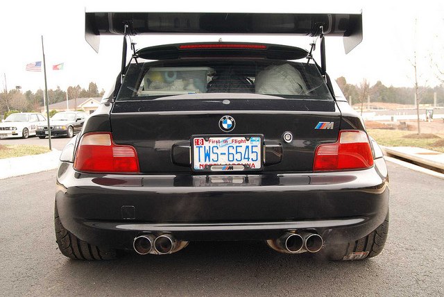 bmw m coupe with v8 power prepares for one lap of america video