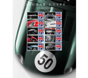 Britain's Royal Mail Celebrates Jaguar E-Type 50th Birthday With Commemorative Stamps