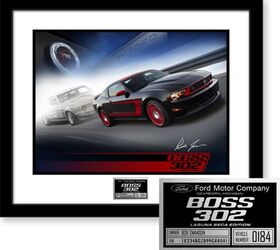 2012 Ford Mustang Boss 302 Owners Can Buy Custom Print