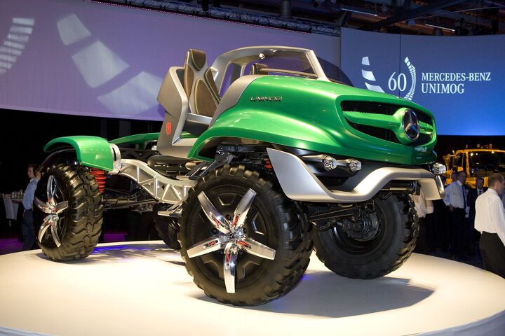 mercedes benz celebrates 60 years of the unimog with crazy concept