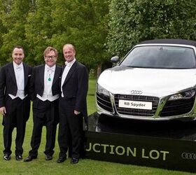 Two Chrome Audi R8 Spyders Raise $1 Million For Elton John's AIDS Foundation