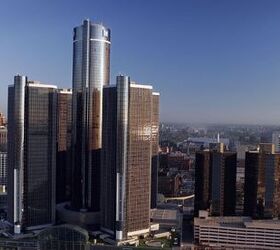 The GM Renaissance Center in Detroit, Michigan, USA, June 22, 2005. (General Motors/John F. Martin)