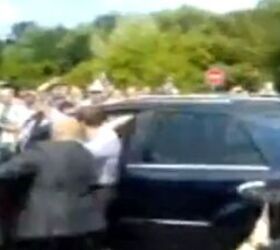 Russian President Nearly Runs Over Crowd In PR Gaffe [Video]