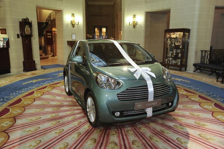 who would buy an aston martin cygnet sir stirling moss that s who