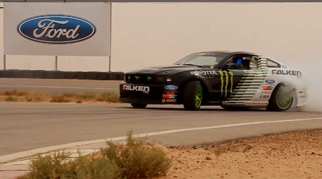 Vaughn Gittin Jr. Drifts Saudi Arabia in a Ford Mustang [Video]