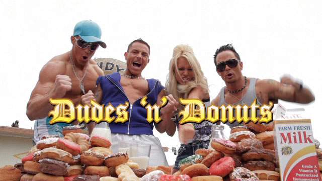 scion iq launches with bizarre dudes and donuts marketing campaign