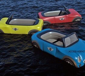 Surfs Up With MINI Cooper Convertible Inflatable Beach Toys