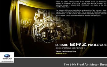 Subaru BRZ Revealed as Name of Subie's Toyota FT-86