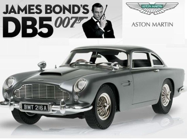 Build A Model Replica Of James Bond's Aston Martin DB5 Over 85 Weeks [Video]