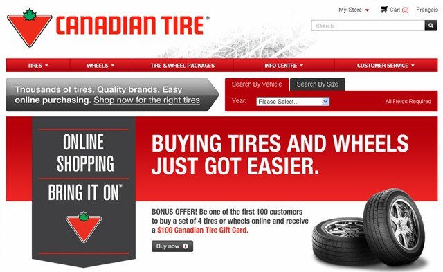 Canadian Tire's New Online Store Comes With Help Me Choose Feature