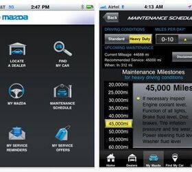 mymazda iphone app offers customers real time information about their cars