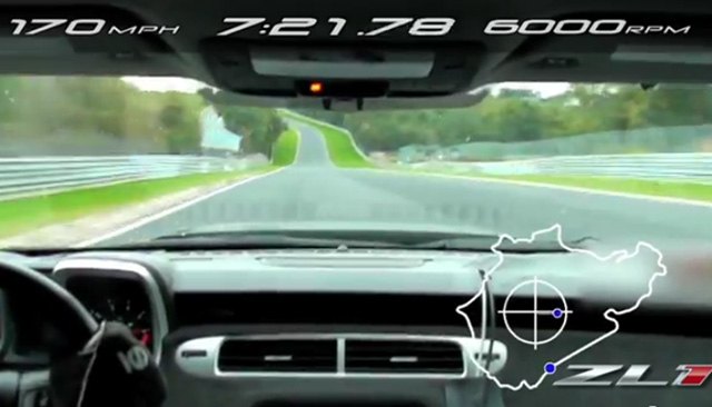 2012 camaro zl1 nurburgring 7 41 lap video