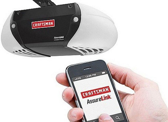 open your garage door with your cell phone with the craftsman assurelink video