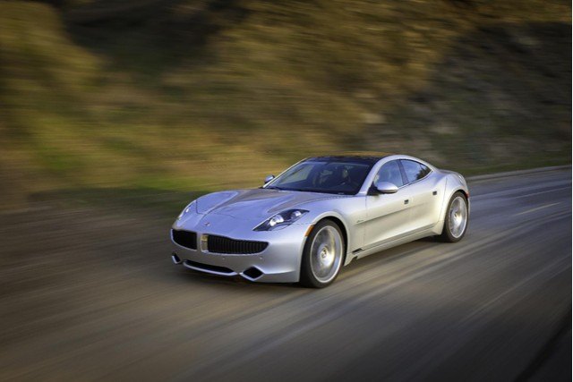 first uk fisker karma sells at charity auction for 140 000