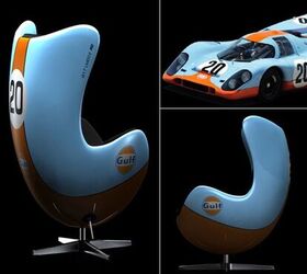 racing emotion chairs inspired by famous racing cars
