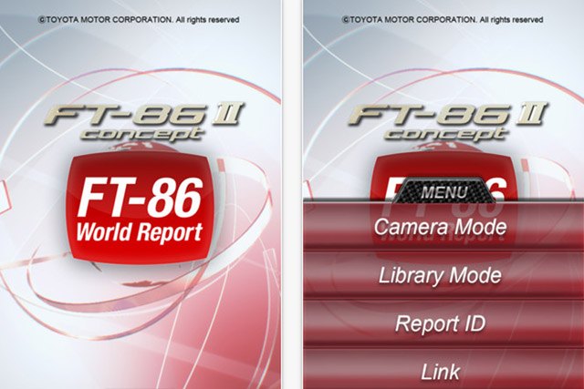 toyota ft 86 there s even an app for that