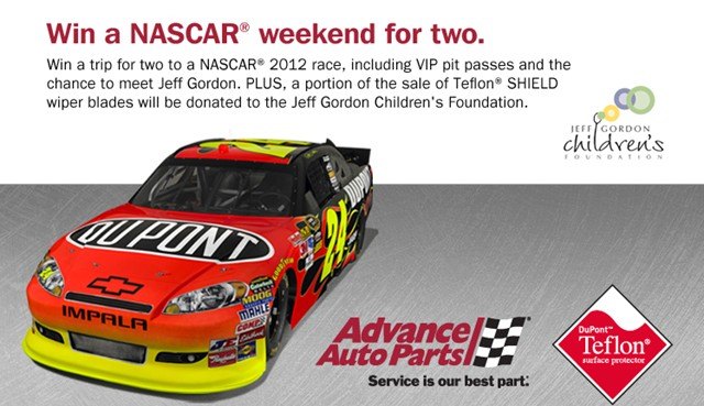 Teflon Sweepstakes: Meet Jeff Gordon And Win A Trip To NASCAR