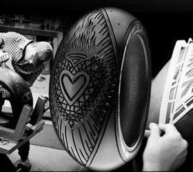 Pirelli's Tattooed Diablo Rosso II Tire Is A Work of Art [Video]