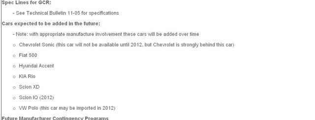 volkswagen polo on scca b spec entry list 2012 debut possible