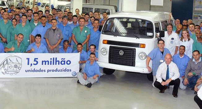 VW Brazil Builds Its 1.5 Millionth Bus