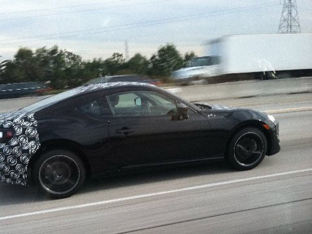 exclusive subaru brz spied on california freeway