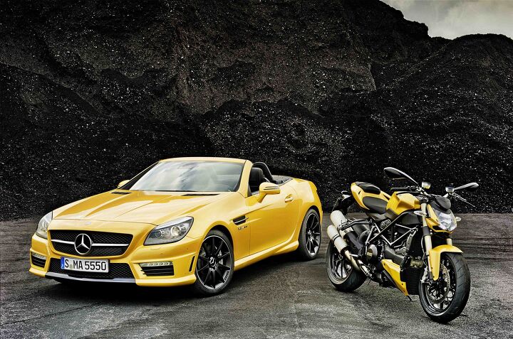 amg ducati join forces for bologna motor show