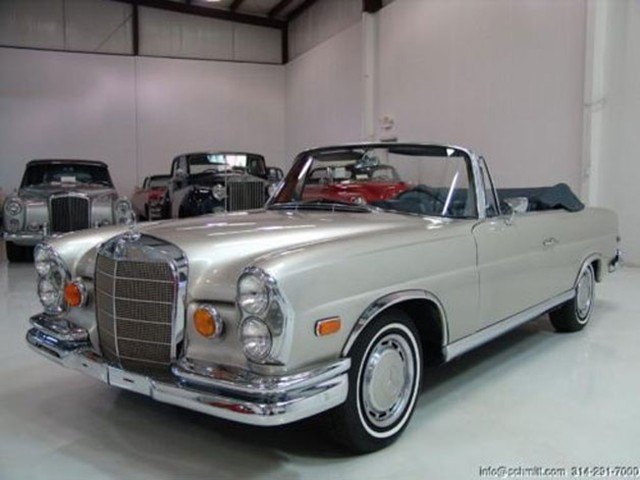 1965 mercedes benz 220se convertible from the hangover up for auction on ebay