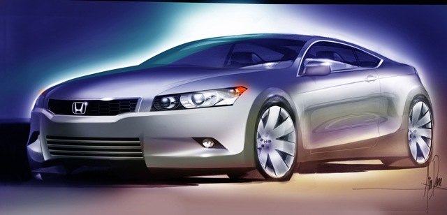 The Honda Accord Coupe Concept debuted at the North American International Auto Show in Detroit on January 8, 2007. (illustration shown)